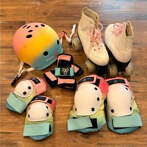Roller Skating Protective Gear Set - Multicolor